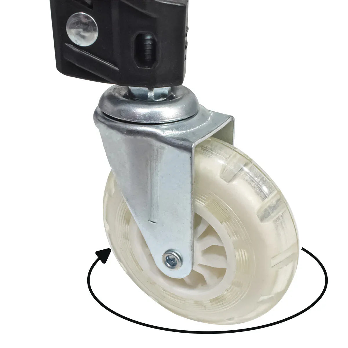 Carucior de piata pliabil, din aluminiu, Naimeed D5664, 8 roti silentioase, 30 L, 47x38x90cm, 20kg, Albastru