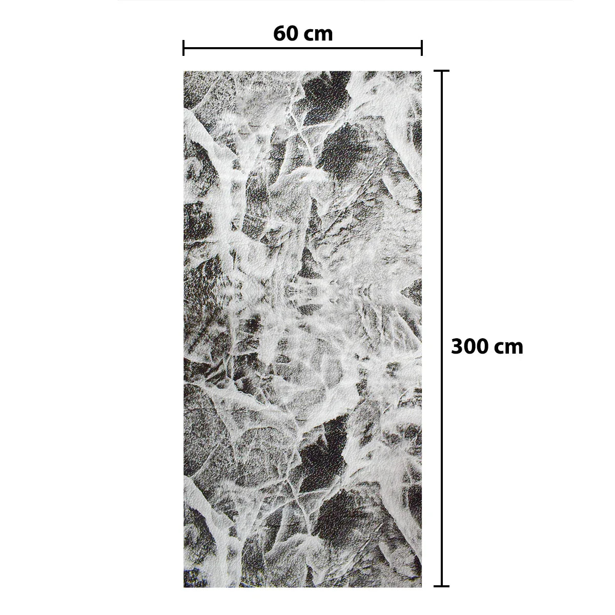 Rola panou autoadeziv, Naimeed D5682, design modern, 2mm grosime, 60x300cm, Gri
