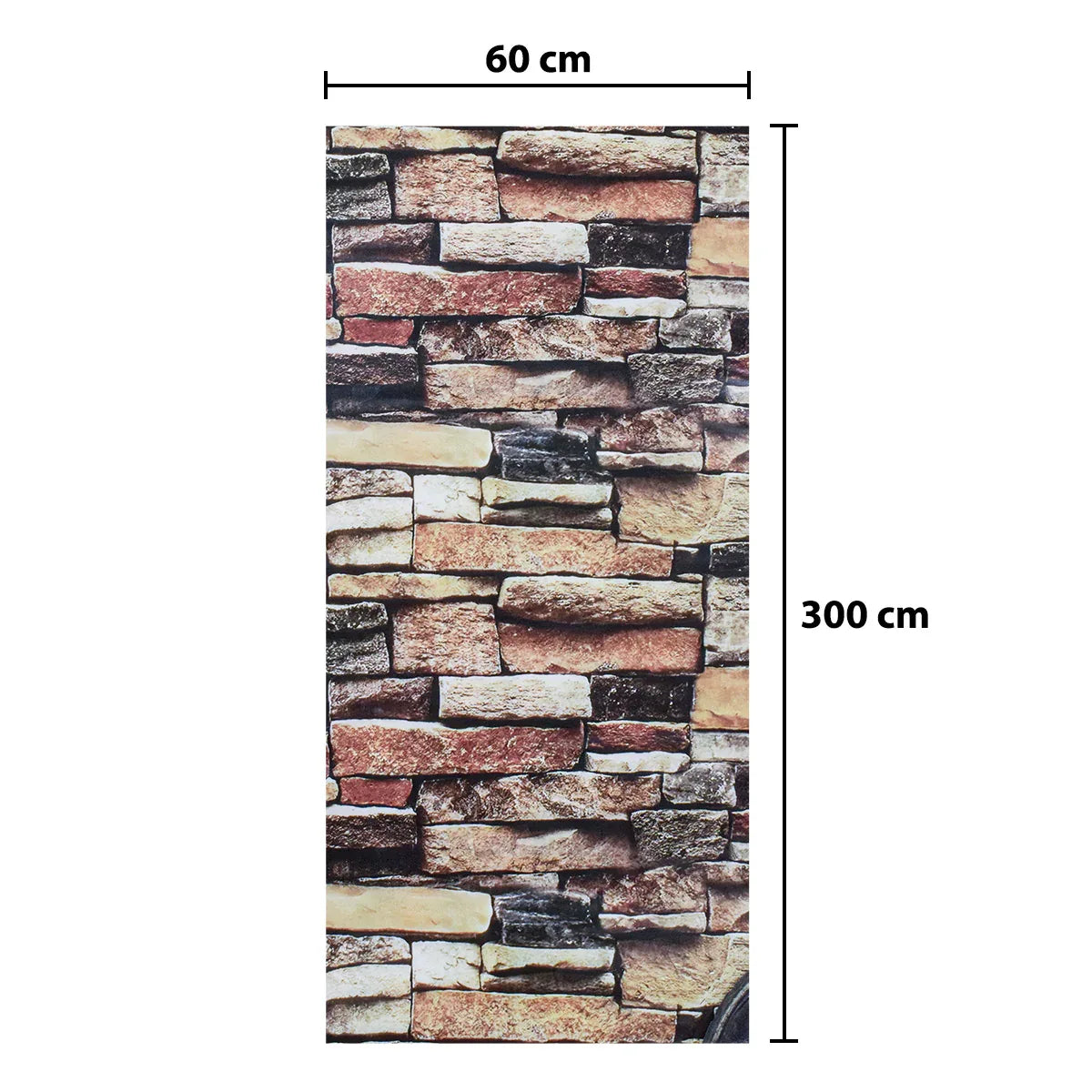 Rola panou autoadeziv, Naimeed D5684, design modern, 2mm grosime, 60x300cm, Multicolor
