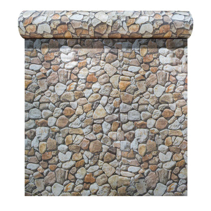 Rola panou autoadeziv, Naimeed D5718, design modern, 2mm grosime, 60x300cm, Piatra