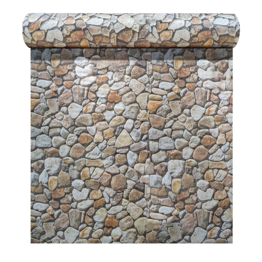 Rola panou autoadeziv, Naimeed D5718, design modern, 2mm grosime, 60x300cm, Piatra