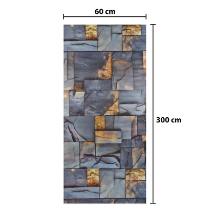 Rola panou autoadeziv, Naimeed D5723, design modern, 2mm grosime, 60x300cm, Multicolor