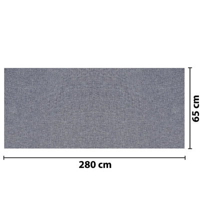 Rola tapet autoadeziv, panzat, 4mm grosime, Naimeed D5725, design elegant, termoizolant, 65x280cm, Gri