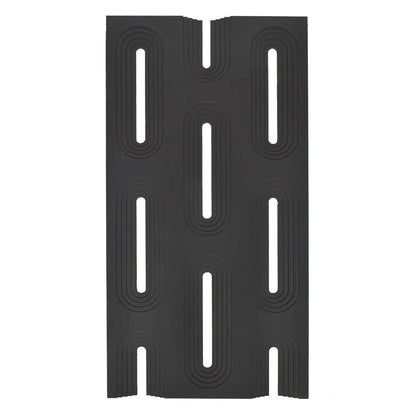 Set 4 x Panou Decorativ 3D, Naimeed D5765, ultrausor, design elegant, PU, 120 x 60 x 3 cm, Negru