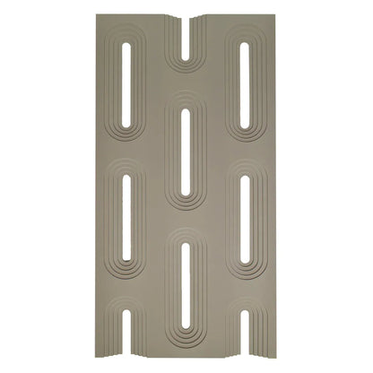 Set 8 x Panou Decorativ 3D, Naimeed D5766, ultrausor, design elegant, PU, 120 x 60 x 3 cm, Crem