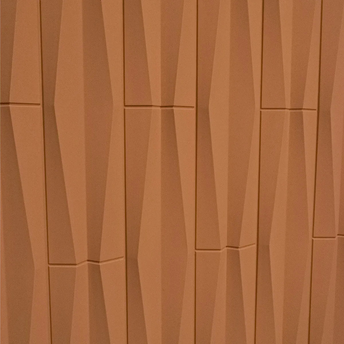 Set 5 x Panou Decorativ 3D, Naimeed D5775, ultrausor, design elegant, PU, 120 x 60 x 2.5 cm, Portocaliu