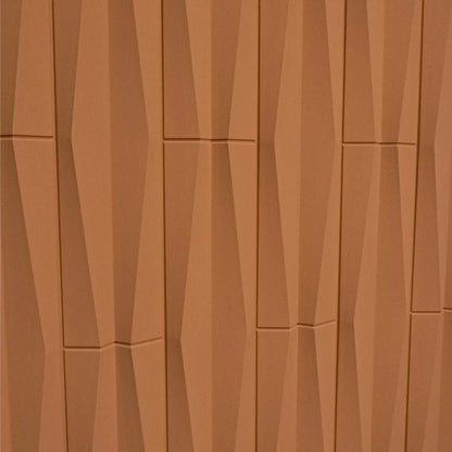 Set 5 x Panou Decorativ 3D, Naimeed D5775, ultrausor, design elegant, PU, 120 x 60 x 2.5 cm, Portocaliu