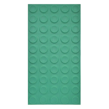 Set 12 x Panou Decorativ 3D, Naimeed D5780, ultrausor, design elegant, PU, 120 x 60 x 2.5 cm, Turcoaz