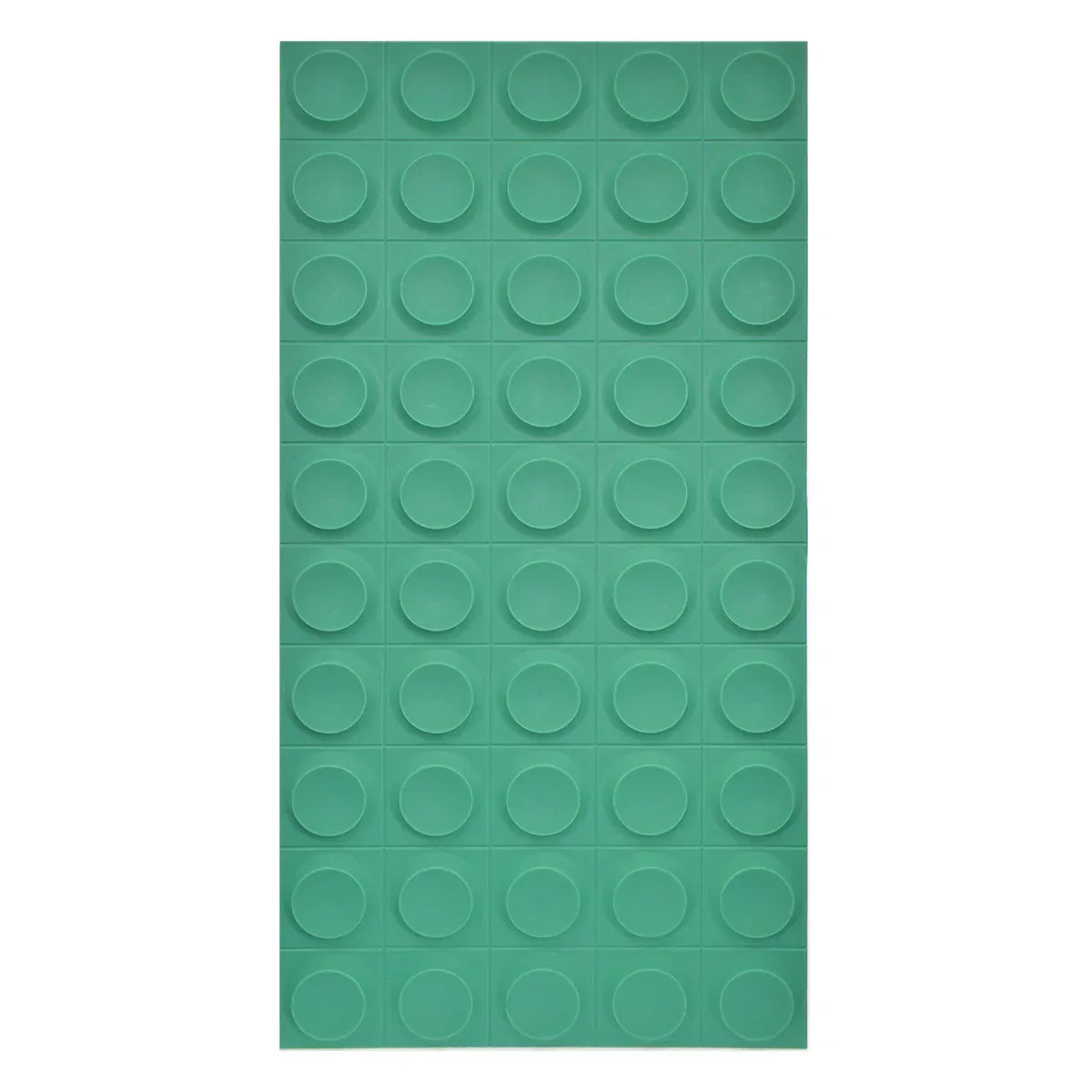 Set 6 x Panou Decorativ 3D, Naimeed D5780, ultrausor, design elegant, PU, 120 x 60 x 2.5 cm, Turcoaz