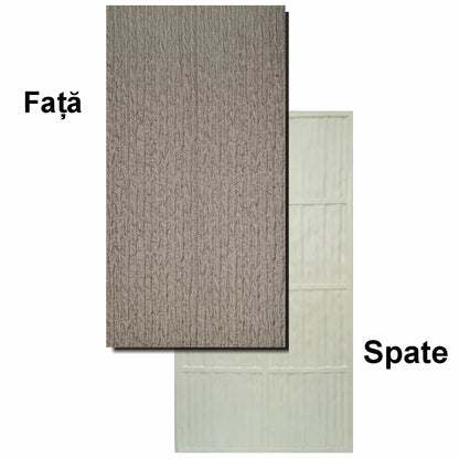 Set 12 x Panou Decorativ 3D, Naimeed D5786, ultrausor, design modern, PU, 120 x 60 x 2.5 cm, Crem