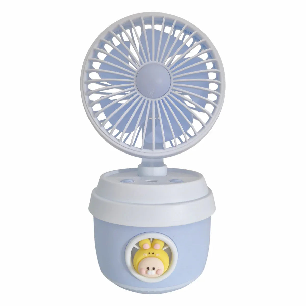 Ventilator si Umidificator, cu acumulator, Naimeed D5833, USB, Albastru, 110x210x105mm