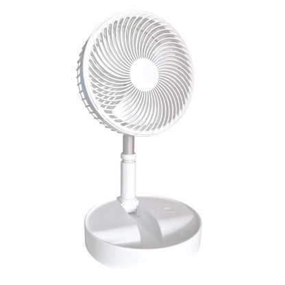 Ventilator, cu acumulator, Naimeed D5837, USB, Alb, 195x862x195mm