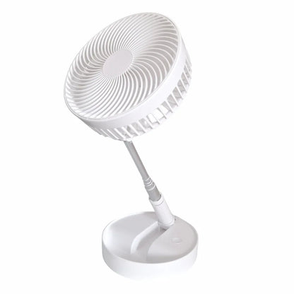 Ventilator, cu acumulator, Naimeed D5837, USB, Alb, 195x862x195mm