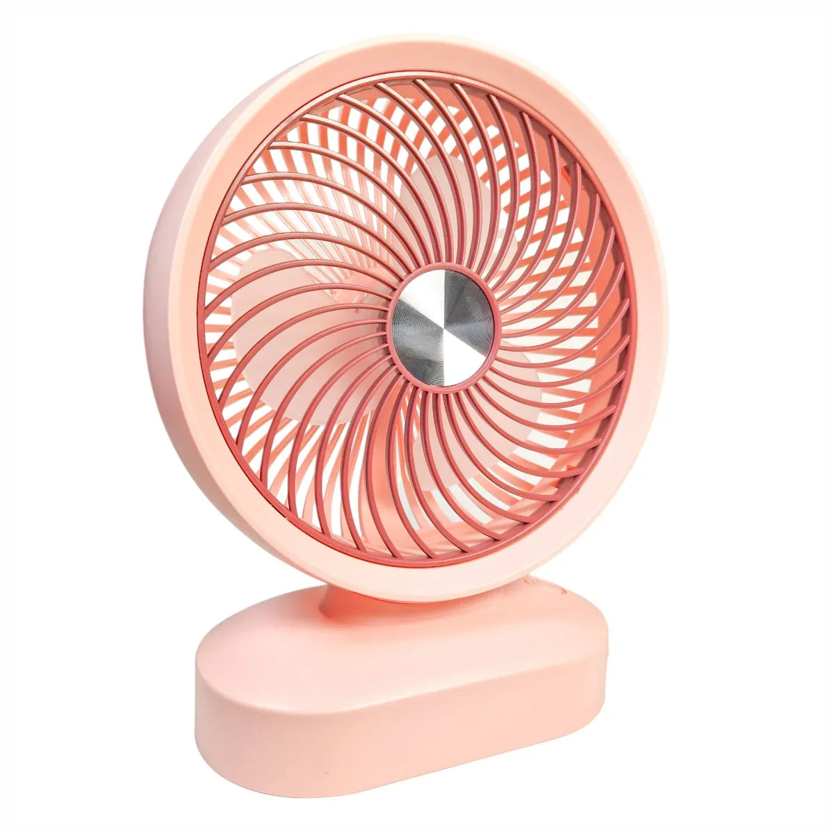 Ventilator, cu acumulator, Naimeed D5851, USB, Roz, 197x255x78mm