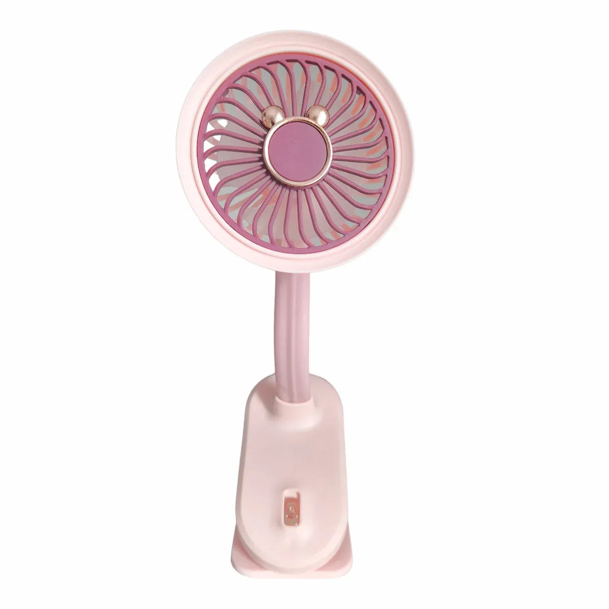 Ventilator, cu acumulator, Naimeed D5860, USB, Roz, 105x240x90mm