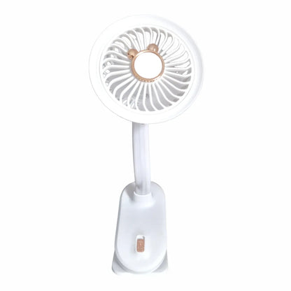 Ventilator, cu acumulator, Naimeed D5862, USB, Alb, 105x240x90mm