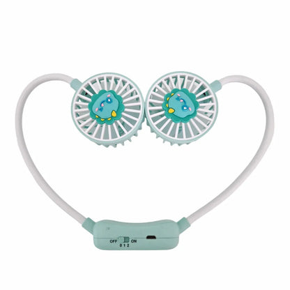 Ventilator, cu acumulator, Naimeed D5871, USB, Turcoaz, 60x600x40mm