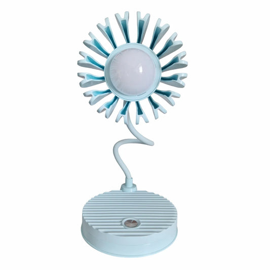 Veioza cu lumina LED, Naimeed D5888, Turcoaz, cu 3 trepte de lumina, 120x380x120mm