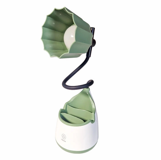 Veioza cu lumina LED, Naimeed D5889, Verde, cu touch, incarcare USB telefon  105x470x105mm