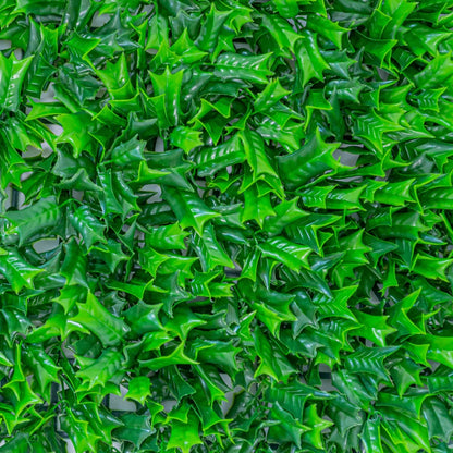 Panou din plante artificiale, cu frunze, Naimeed D5900, Verde, 600x400mm