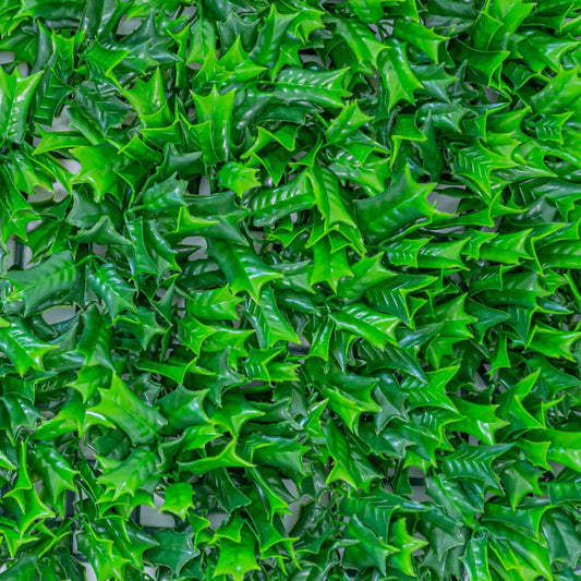 Panou din plante artificiale, cu frunze, Naimeed D5900, Verde, 600x400mm