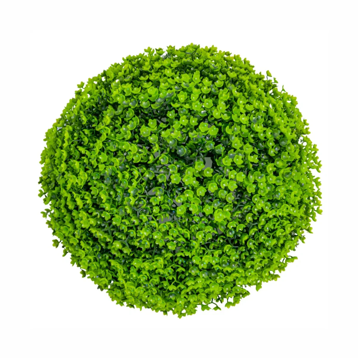 Sfera din plante artificiale, cu flori, Naimeed D5937, Verde Inchis, 150mm