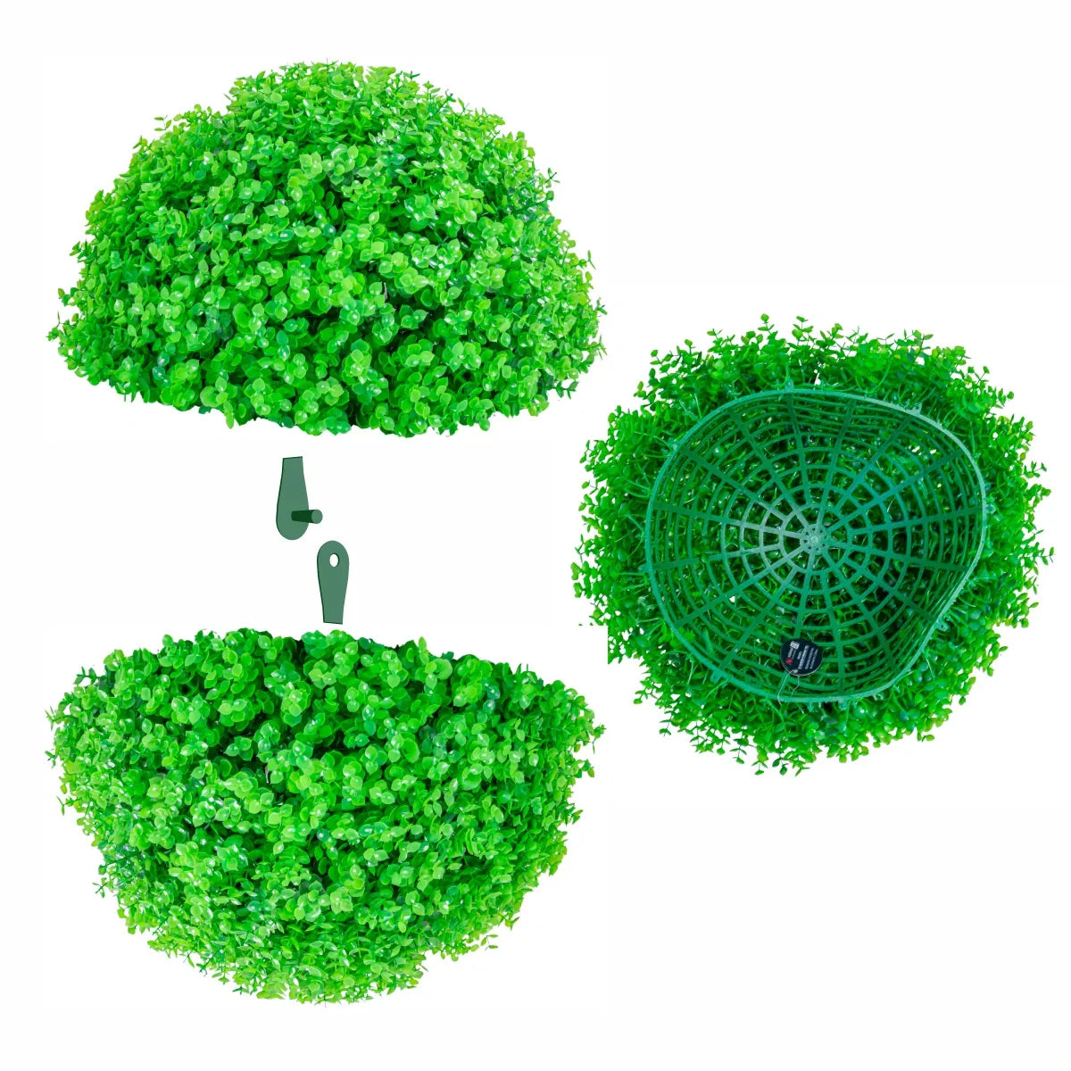 Sfera din plante artificiale, Naimeed D5957, Verde, 150mm