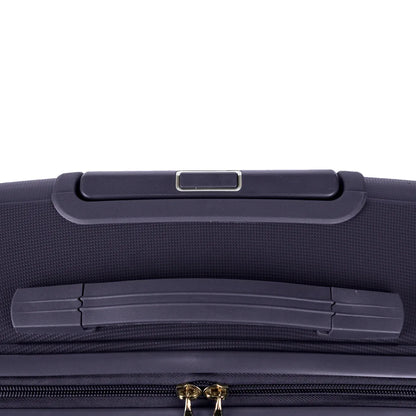 Troler voiaj Mic S, StowAway, Naimeed D5968, 4 roti duble 360 grade detasabile , PP, inchidere cifru, Mov Inchis, 37x20x48cm