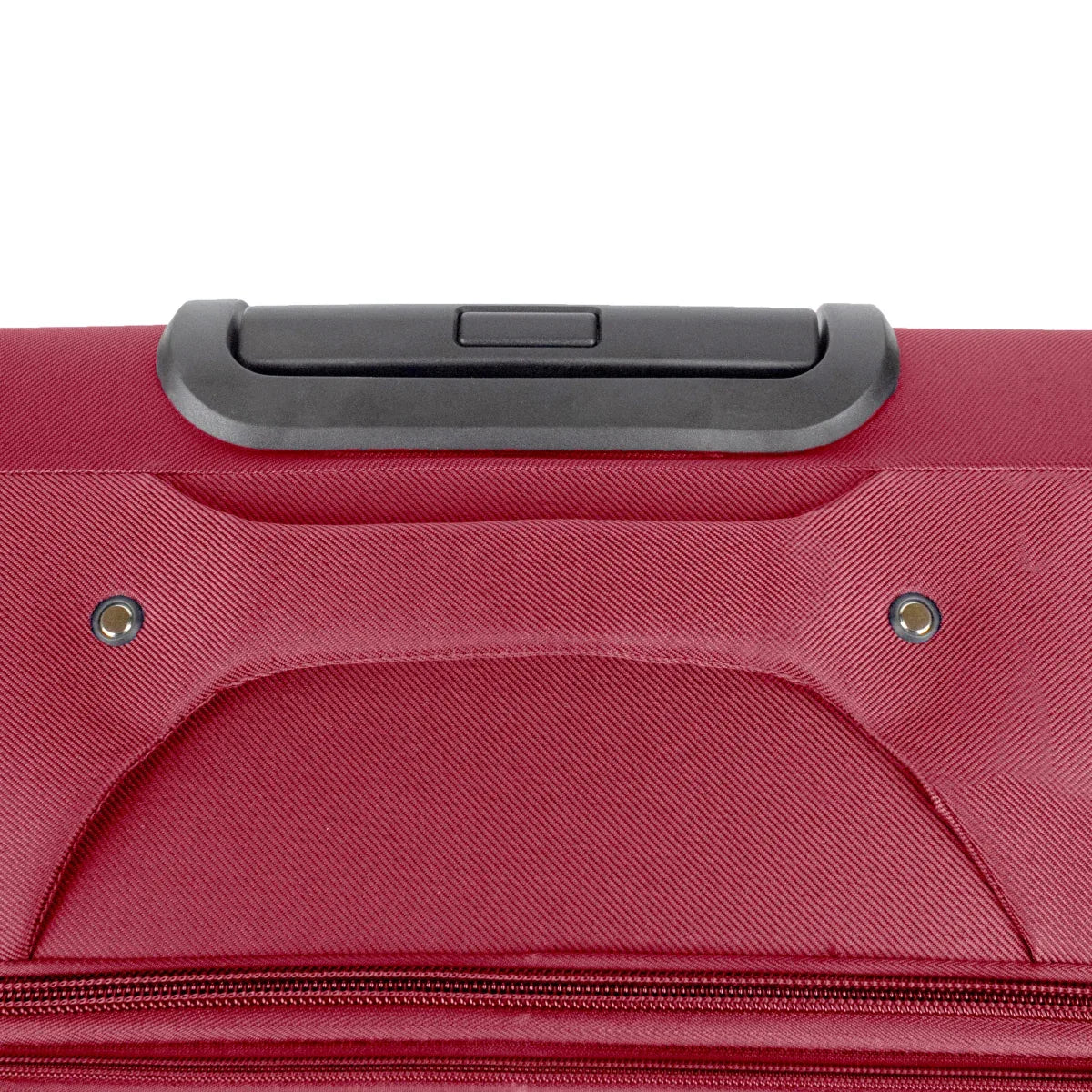 Troler voiaj Mic, Naimeed D5977, 2 roti, material textil, inchidere cifru, Rosu, 35.5x26x52cm