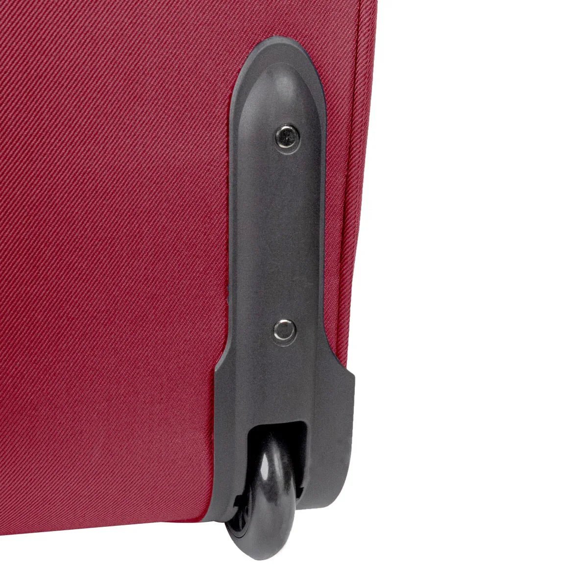 Troler voiaj Mediu, Naimeed D5977, 2 roti, material textil, inchidere cifru, Rosu, 40x28x63cm