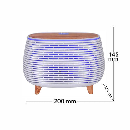 Umidificator cu aromaterapie, Naimeed D6030, Alb, 200x145x123mm