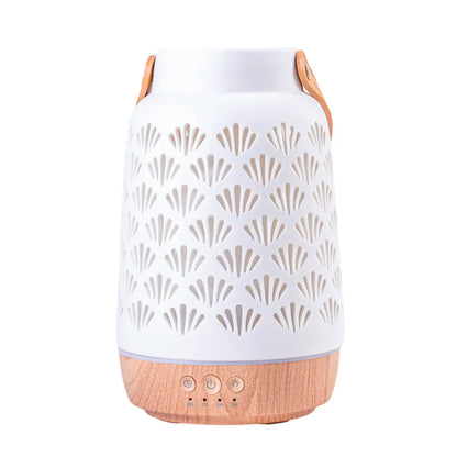 Umidificator cu aromaterapie, Naimeed D6034, Alb, 190x126x126mm