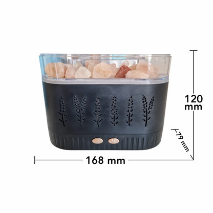 Umidificator cu aromaterapie, Naimeed D6043, Negru, 168x120x79mm