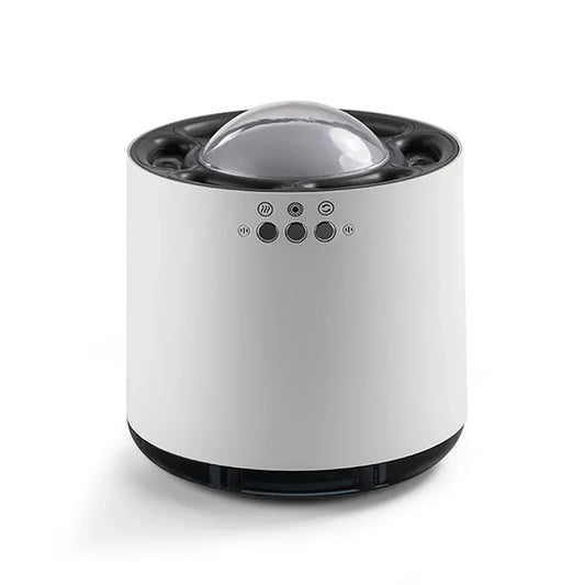 Umidificator cu aromaterapie, Naimeed D6050, Alb, 128x137x128mm