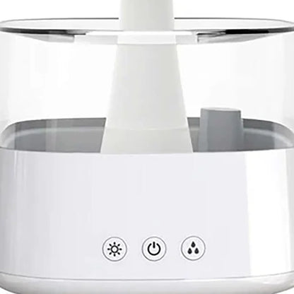 Umidificator cu aromaterapie, Naimeed D6059, Alb, 164x261x164mm