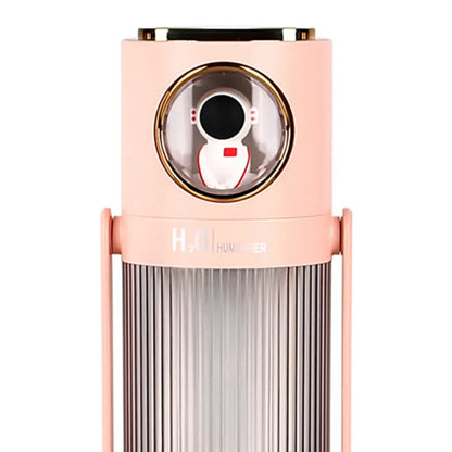 Umidificator cu aromaterapie pentru camera copiilor, Naimeed D6068, Roz, 90x230x75mm