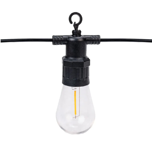 Ghirlanda luminoasa, solara, decorativa, interconectabila, Naimeed D6078, 5m, 10 Becuri LED, Lumina Alb Rece