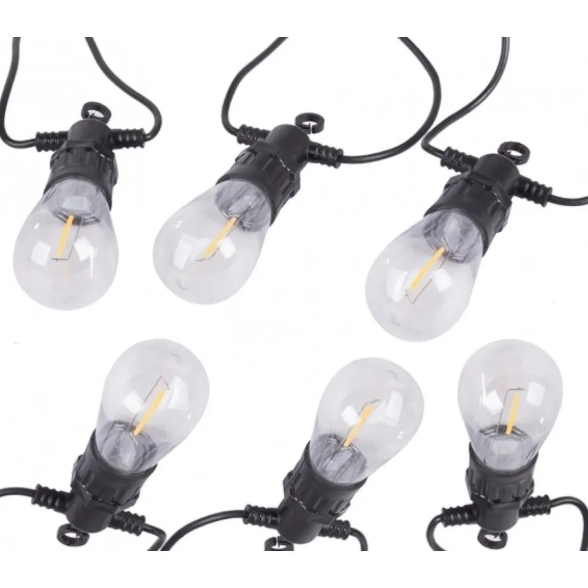 Ghirlanda luminoasa, decorativa, interconectabila, Naimeed D6081, 5m, 10 Becuri LED, Lumina Alb Rece