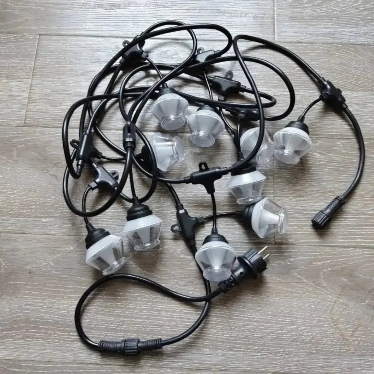 Ghirlanda luminoasa, decorativa, interconectabila, Naimeed D6089, 5m, 10 Becuri LED, Lumina Alb Rece