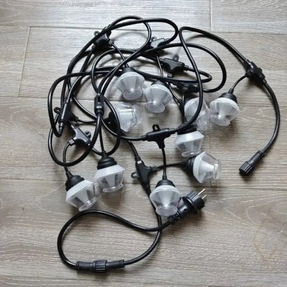 Ghirlanda luminoasa, decorativa, interconectabila, Naimeed D6089, 5m, 10 Becuri LED, Lumina Alb Rece