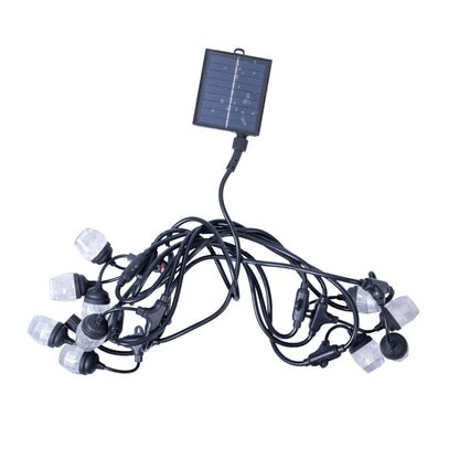 Ghirlanda luminoasa, solara, decorativa, interconectabila, Naimeed D6096, 5m, 10 Becuri LED, Lumina Multicolor