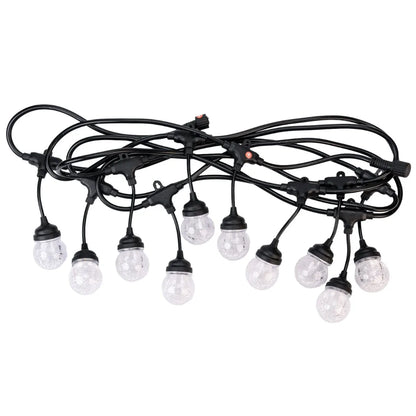 Ghirlanda luminoasa, solara, decorativa, interconectabila, Naimeed D6099, 5m, 10 Becuri LED, Lumina Alb Cald
