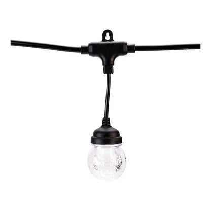 Ghirlanda luminoasa, solara, decorativa, interconectabila, Naimeed D6100, 5m, 10 Becuri LED, Lumina Multicolor