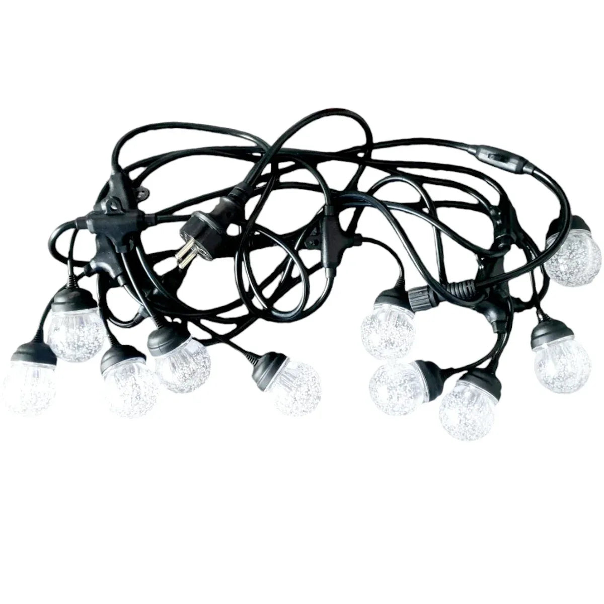 Ghirlanda luminoasa, decorativa, interconectabila, Naimeed D6101, 5m, 10 Becuri LED, Lumina Alb Cald