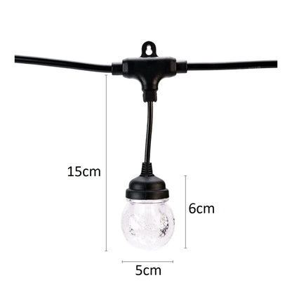 Ghirlanda luminoasa, decorativa, interconectabila, Naimeed D6102, 5m, 10 Becuri LED, Lumina Multicolor