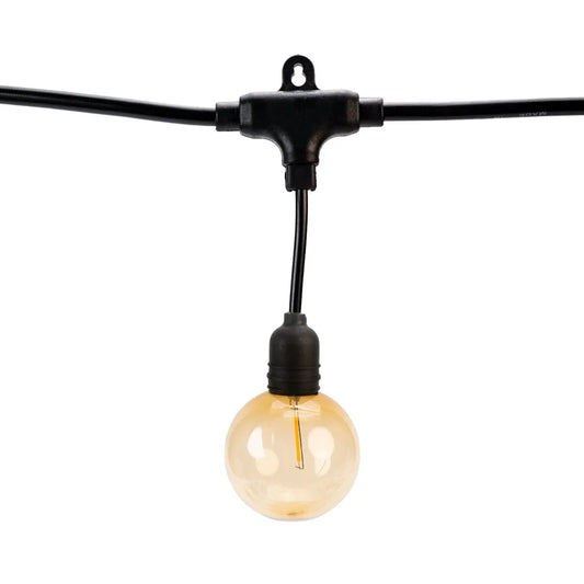 Ghirlanda luminoasa, decorativa, interconectabila, Naimeed D6104, 5m, 10 Becuri LED, Lumina Alb Cald