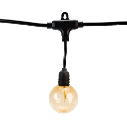 Ghirlanda luminoasa, decorativa, interconectabila, Naimeed D6104, 5m, 10 Becuri LED, Lumina Alb Cald