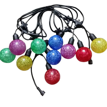 Ghirlanda luminoasa, decorativa, interconectabila, Naimeed D6107, 5m, 10 Becuri LED, Lumina Calda