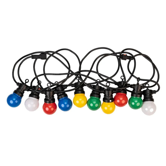 Ghirlanda luminoasa, decorativa, interconectabila, Naimeed D6110, 5m, 10 Becuri LED, Lumina Multicolor