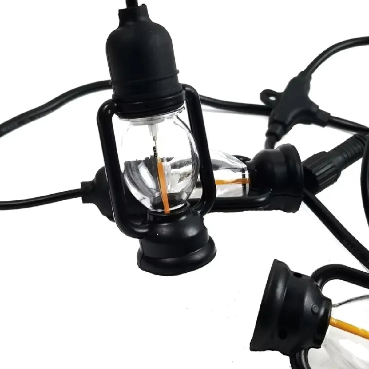 Ghirlanda luminoasa, solara, decorativa, interconectabila, Naimeed D6112, 5m, 10 Becuri LED, Lumina Multicolor